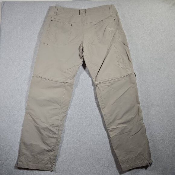 Kuhl Men Pants 36x32 Stealth Liberator Convertible Khaki Zip Off Hiking Outdoor - Picture 6 of 12